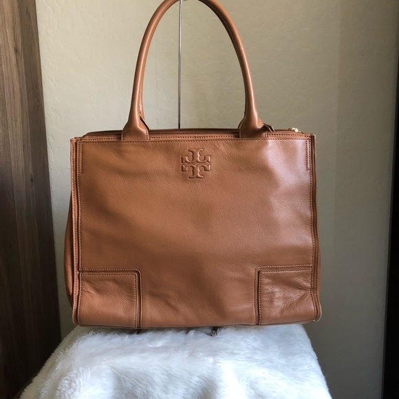 tory burch soft leather tote